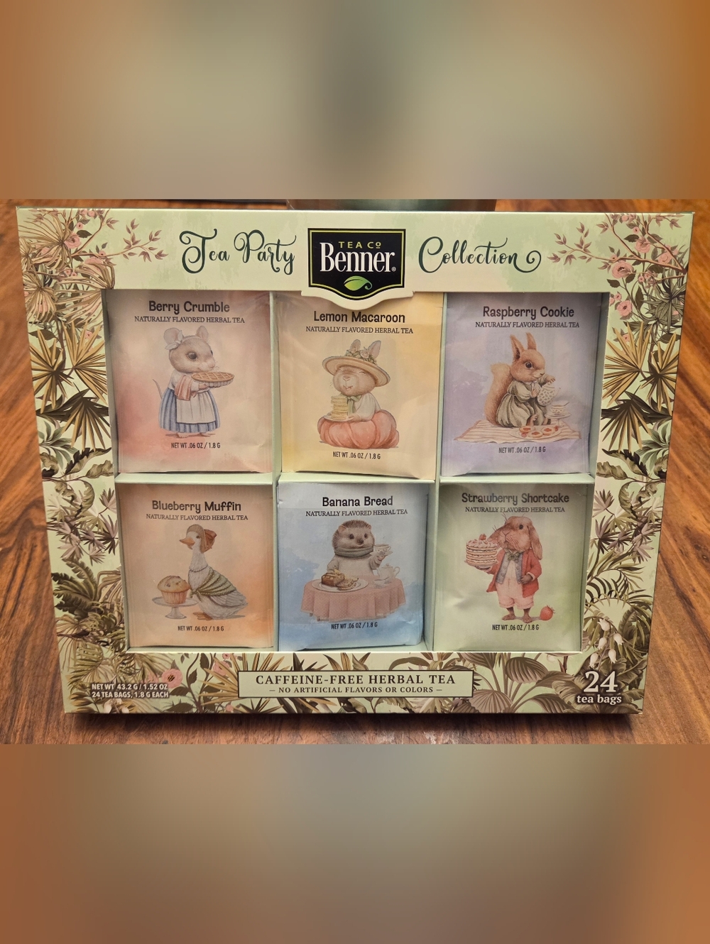 Tea Party Collection - 24 Ct. Assorted Caffeine Free Herbal Teas